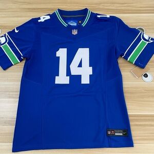 😇Dk Metcalf Royal Throwback #14 Jersey😍